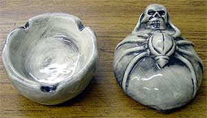 Spider Skull Ashtray