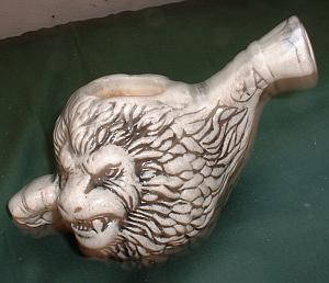 Lion head hand pipe