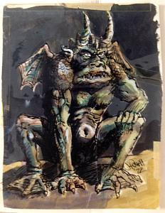 Gargoyles Calamudre Painting
