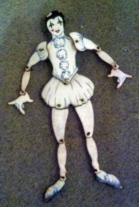 Articulating Clown Brooch
