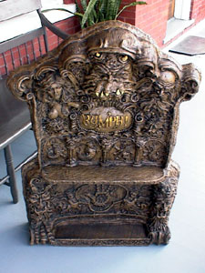 Barbaric Bar and Beastly Bookshelf