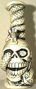 Mini Skull+Snake Bong