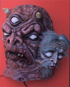 Repulsive full-head POSSESSION mask